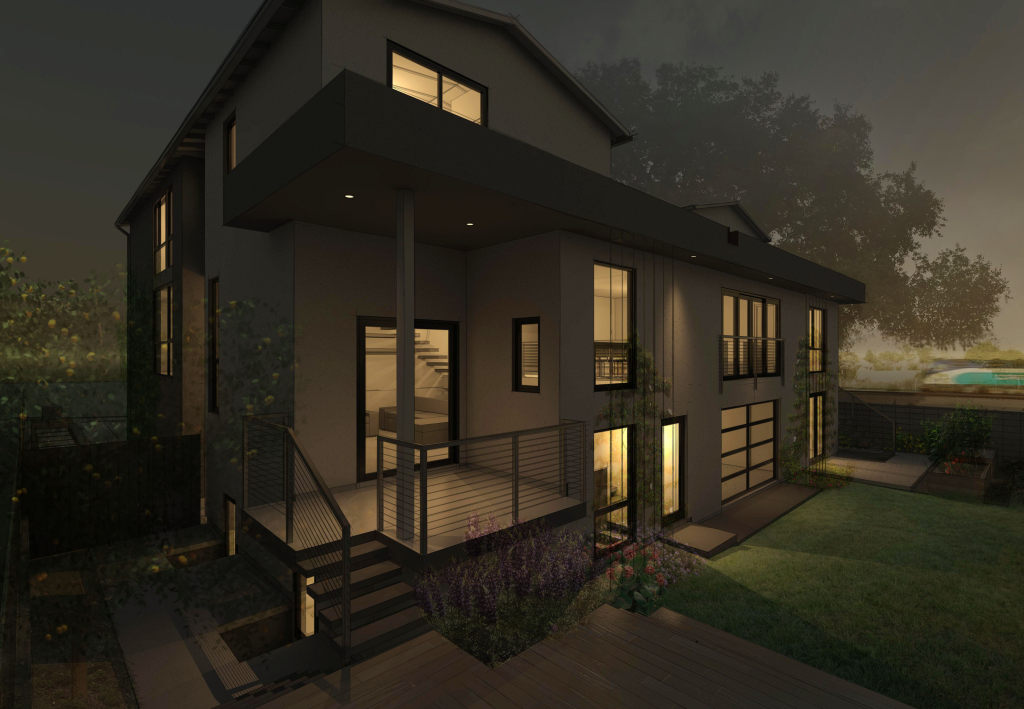 SW corner_night