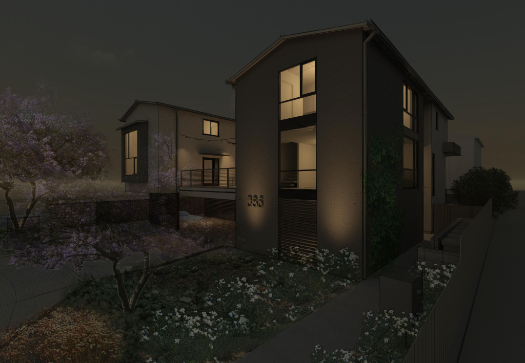 NW corner_night